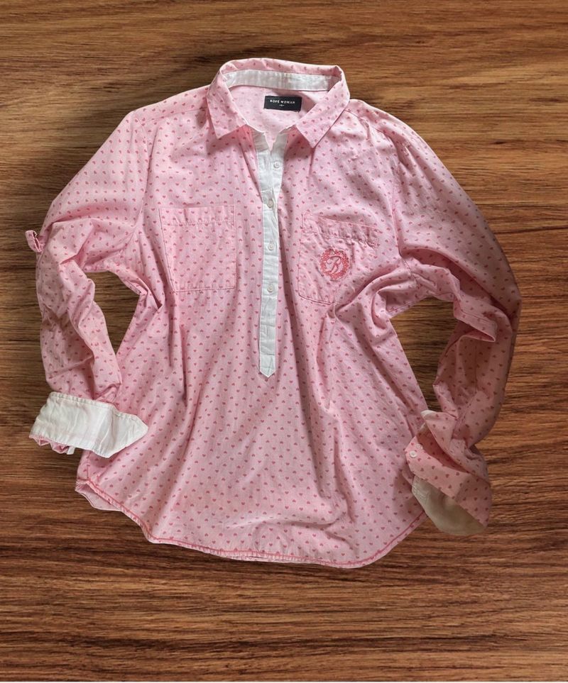 Cute Pink Polka Dot Shirt