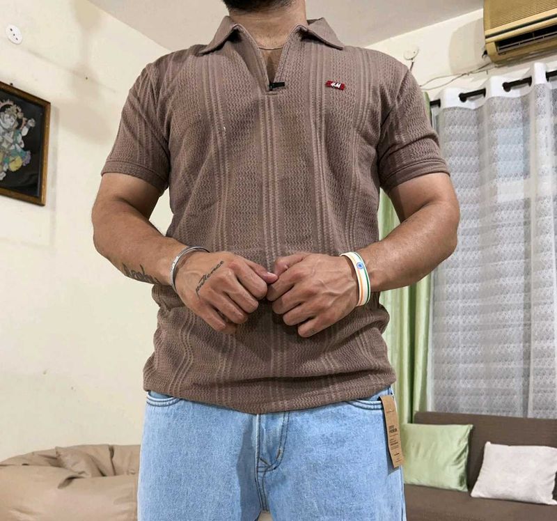 Knitting Stretchable Tshirt