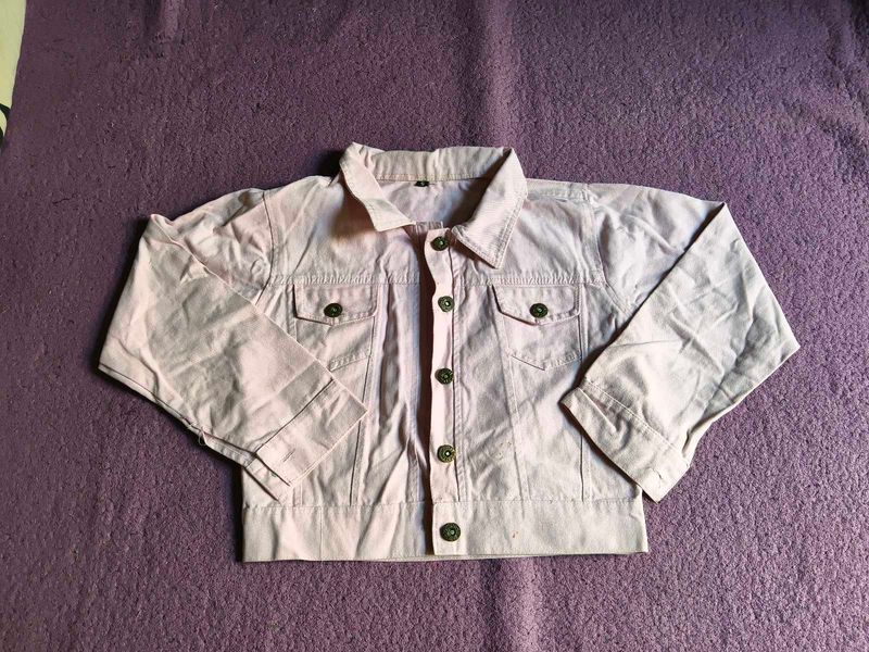 Pink Denim Jacket