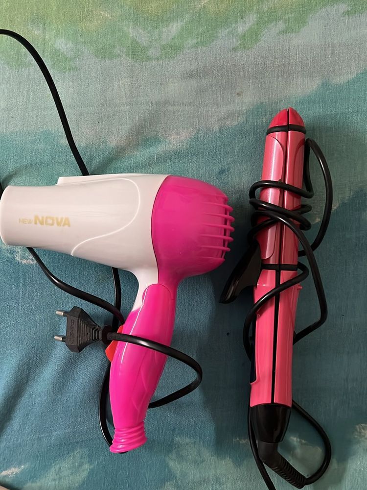Nova Hairdryer and Curler