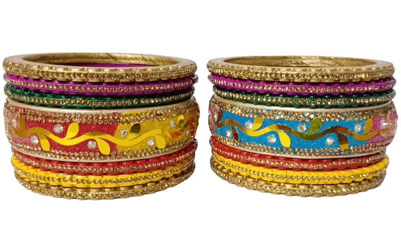 Authentic Rajasthani Lac Bangles - Traditional Han