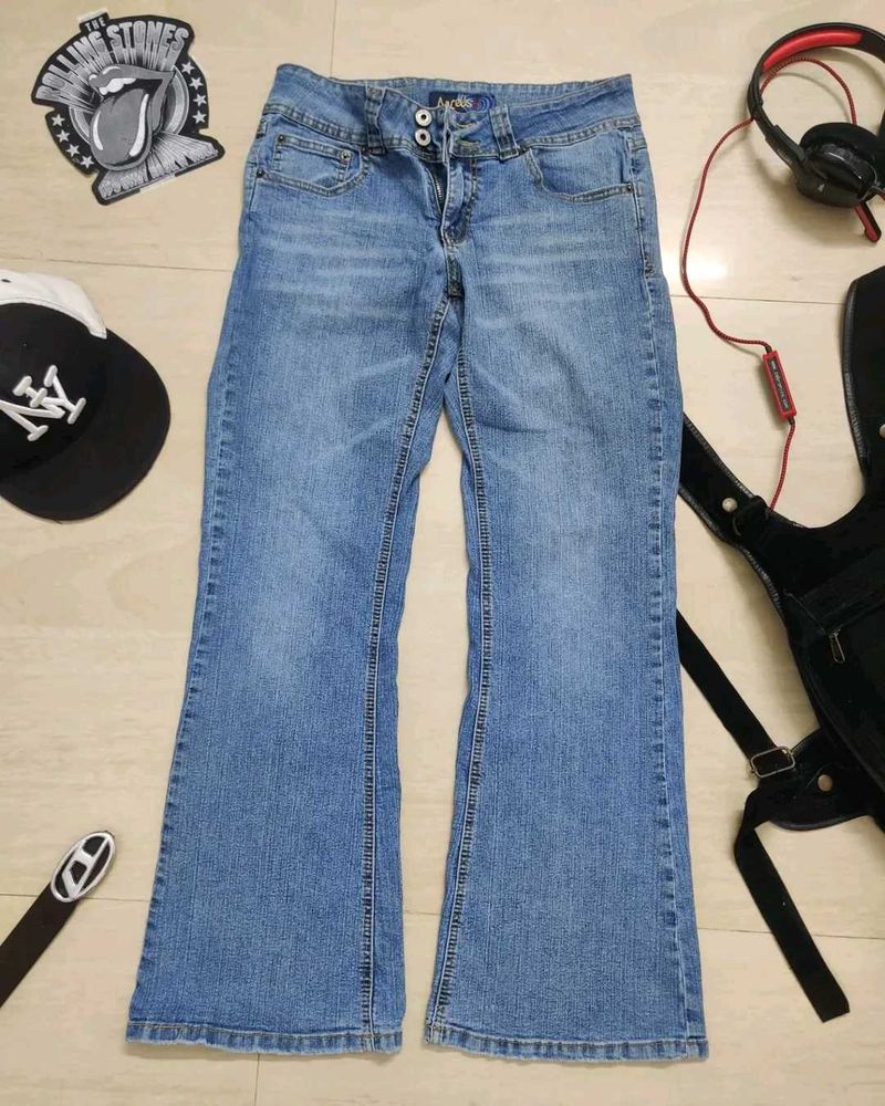 Flared Denim Jeans