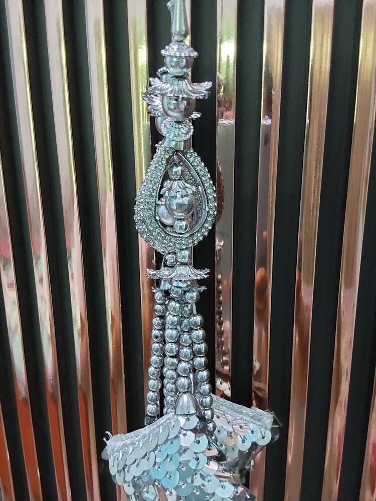 Lehngha silver latkan