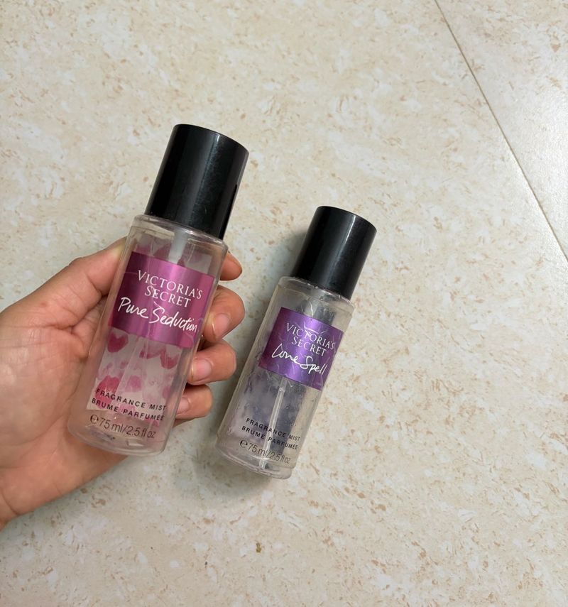 VS Mist bottle Set Combo  ( just 5 ml left )