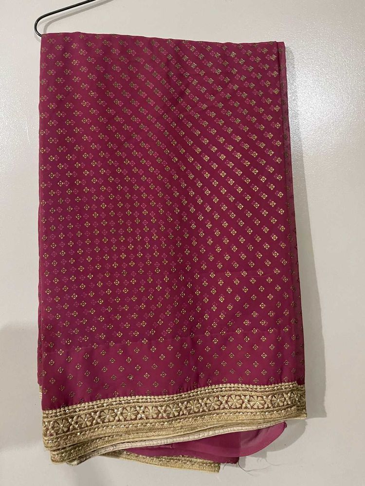 Elegant Pink Saree