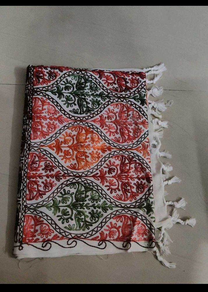Elegant Embroidered Shawl Kashmiri Work Brand New