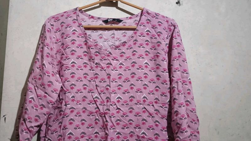 Floral Print Long Sleeve Top