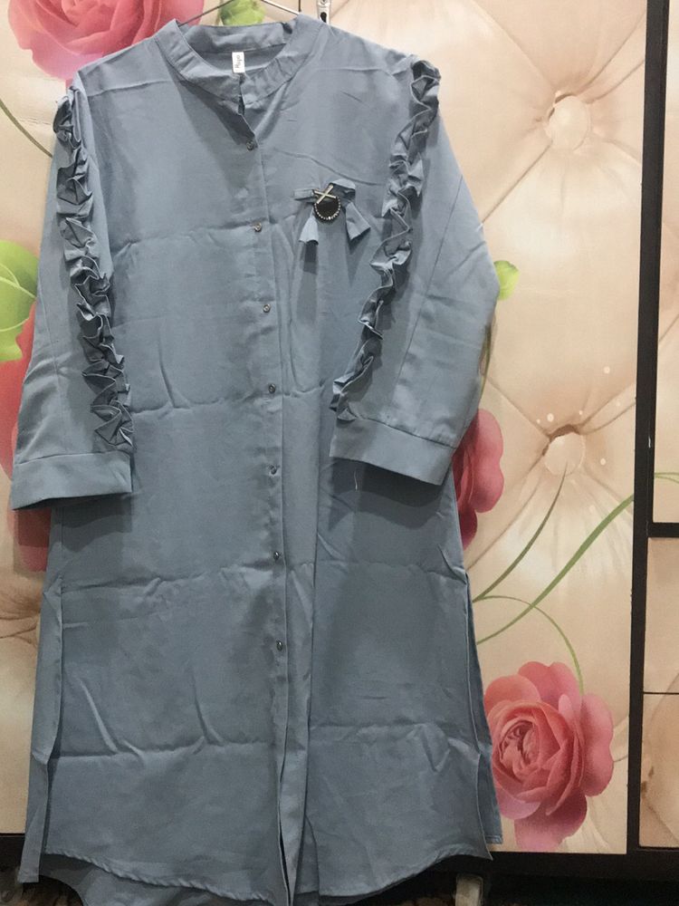 Straight Kurta Sleeves Design