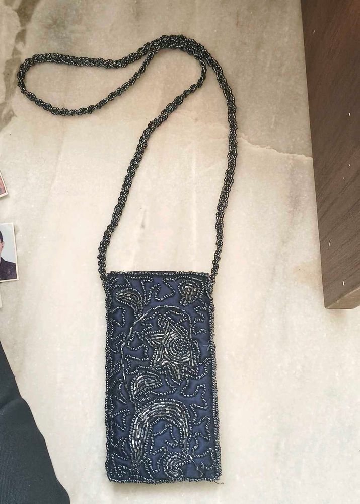 Beaded Cell Phone Bag