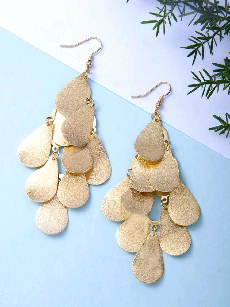 Metallic Chandelier Earrings