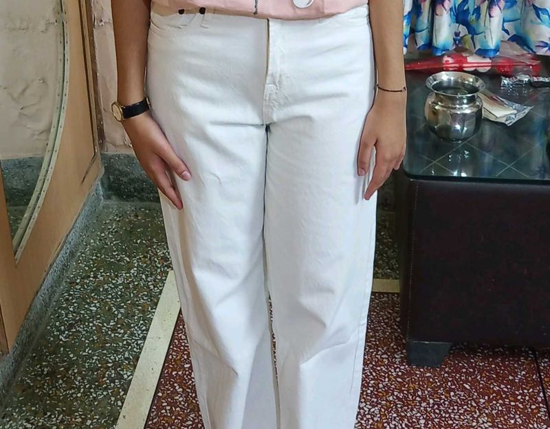 Roadster White Straight Leg women Jeans