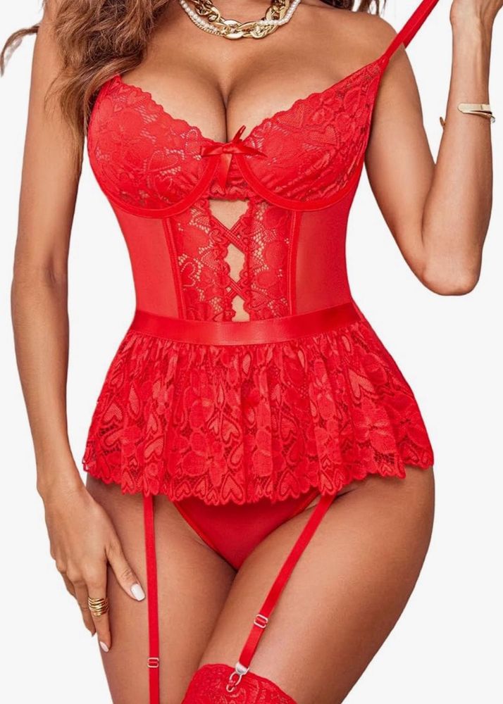 Bodysuit With Stockings
