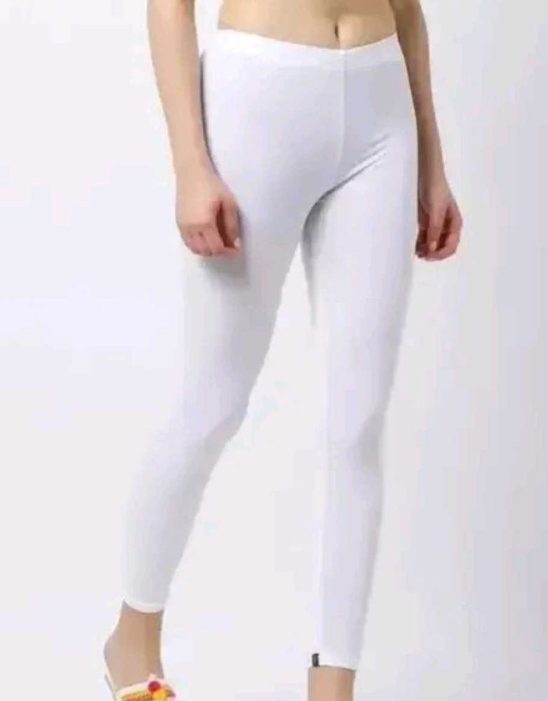 Feel-it Women Full Length White Legging
