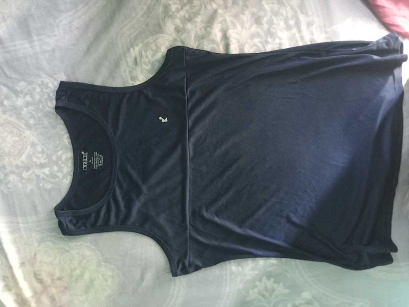 Blue Sleeveless Tank Top