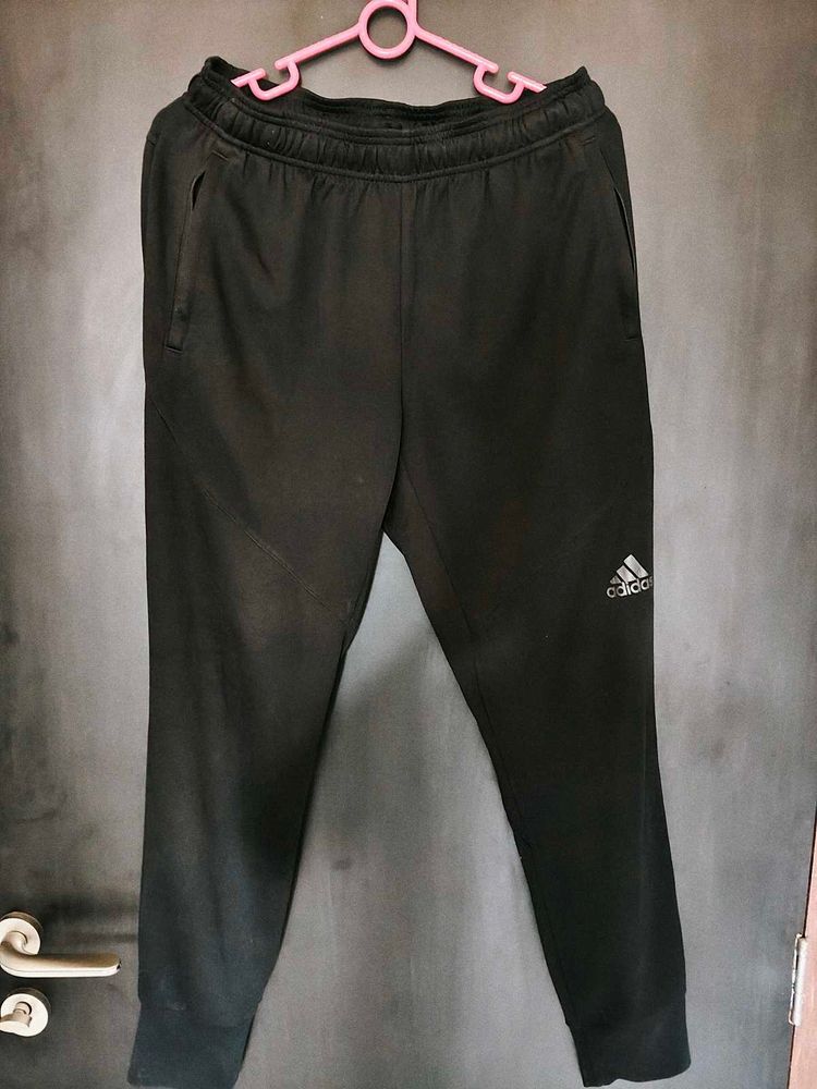 Adidas track Black Joggers