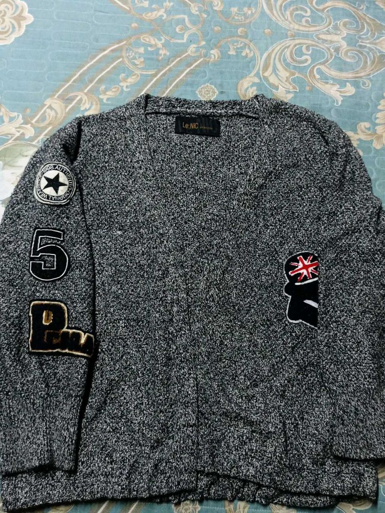 Stylish Embellished Cardigan