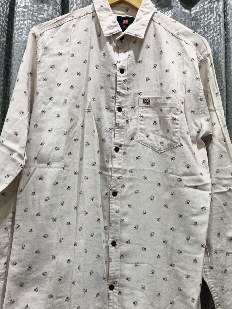 Men Pure Cotton Shirt