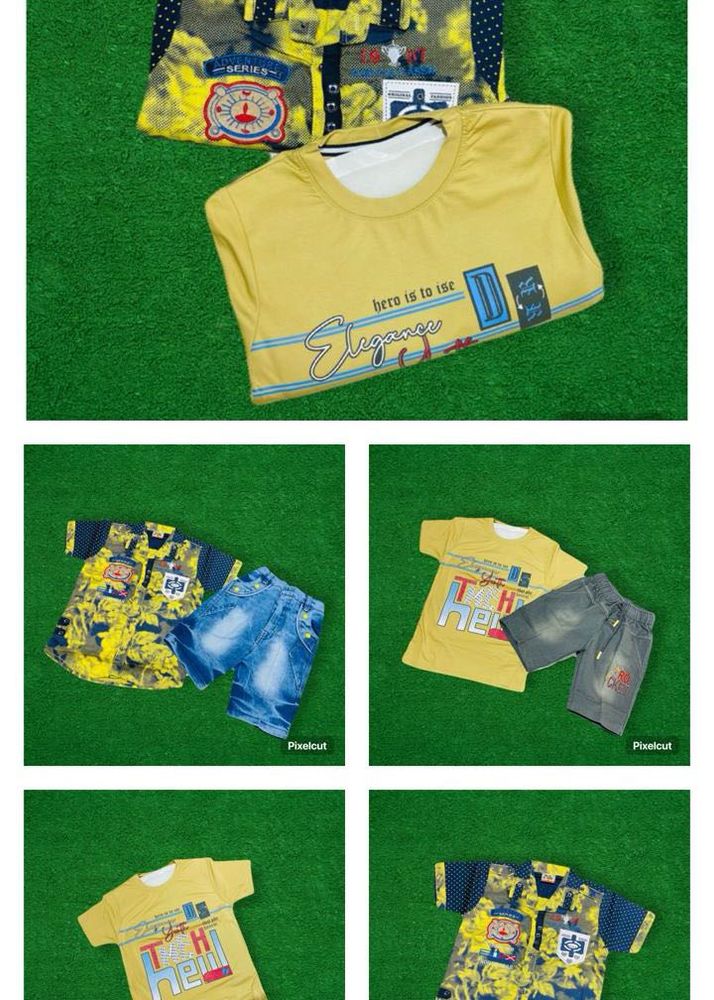 Boys&#39; Denim Outfit Set