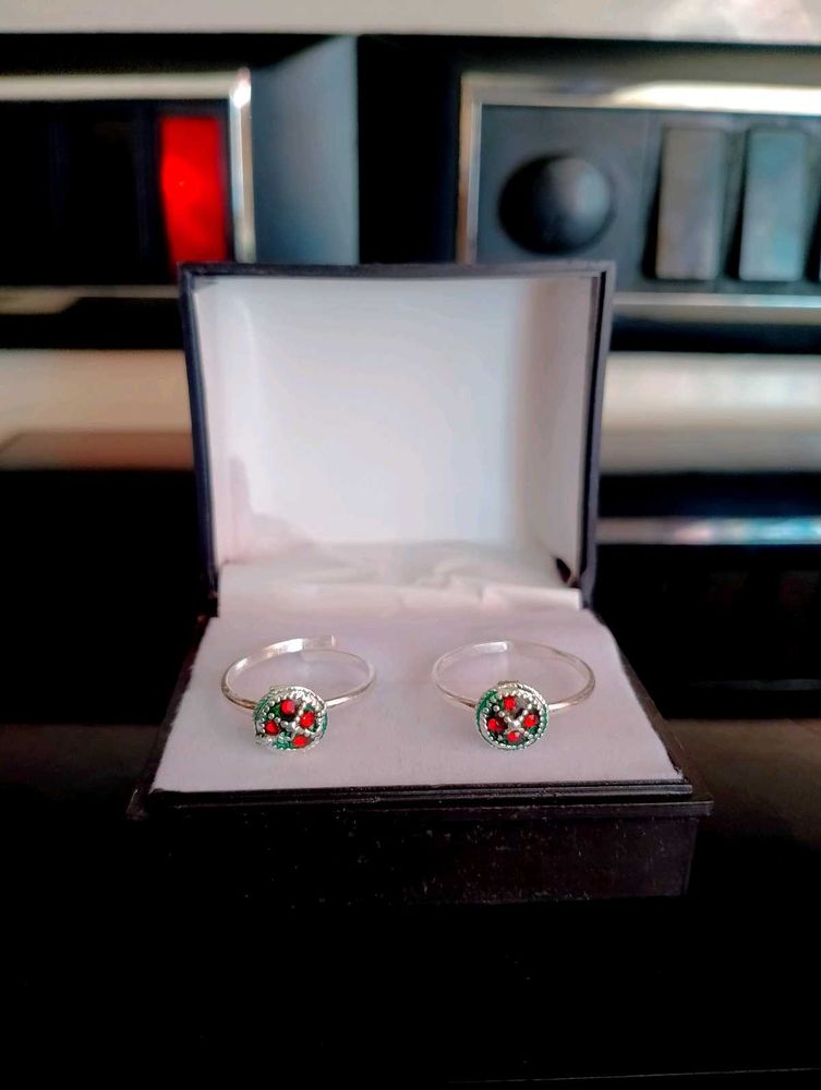 Pure Silver Toerings