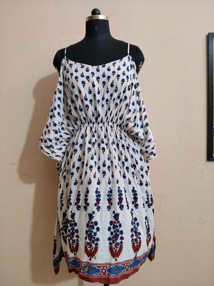 Boho Cold Shoulder Dress