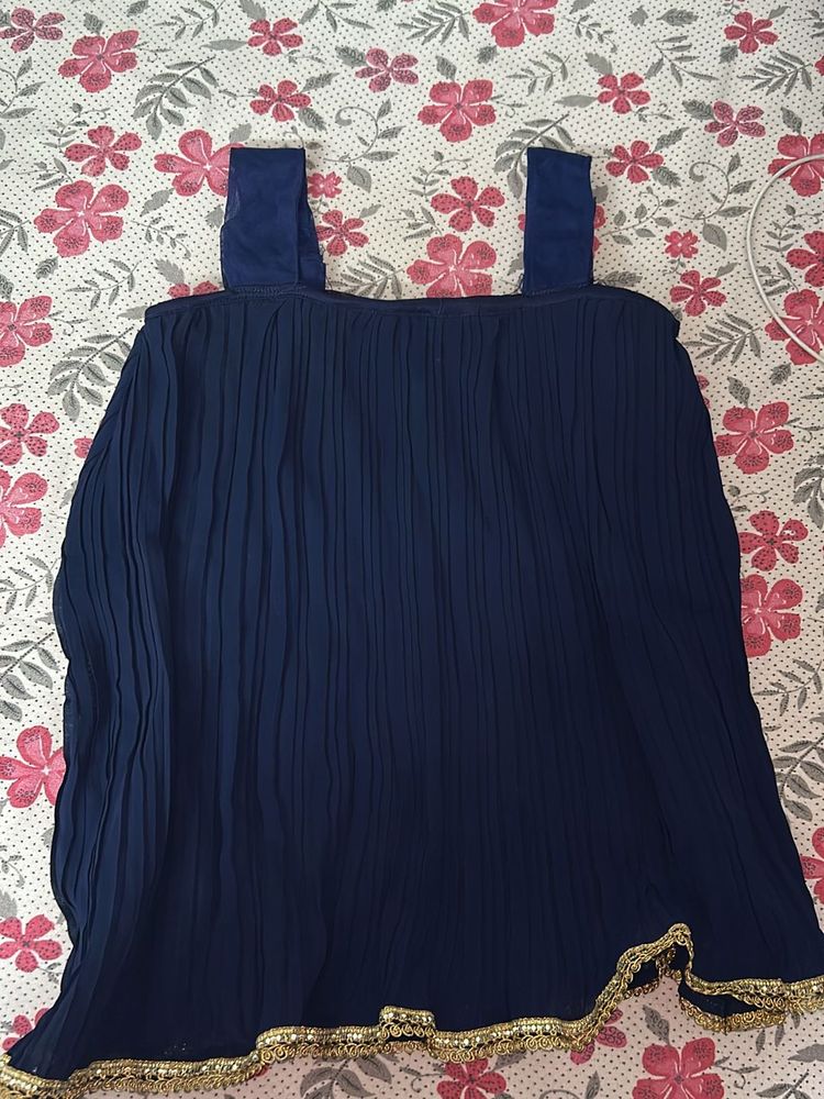 Blue Cape Top