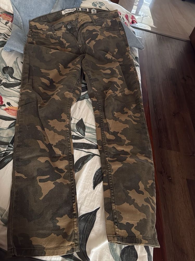 Camo Print Jeans