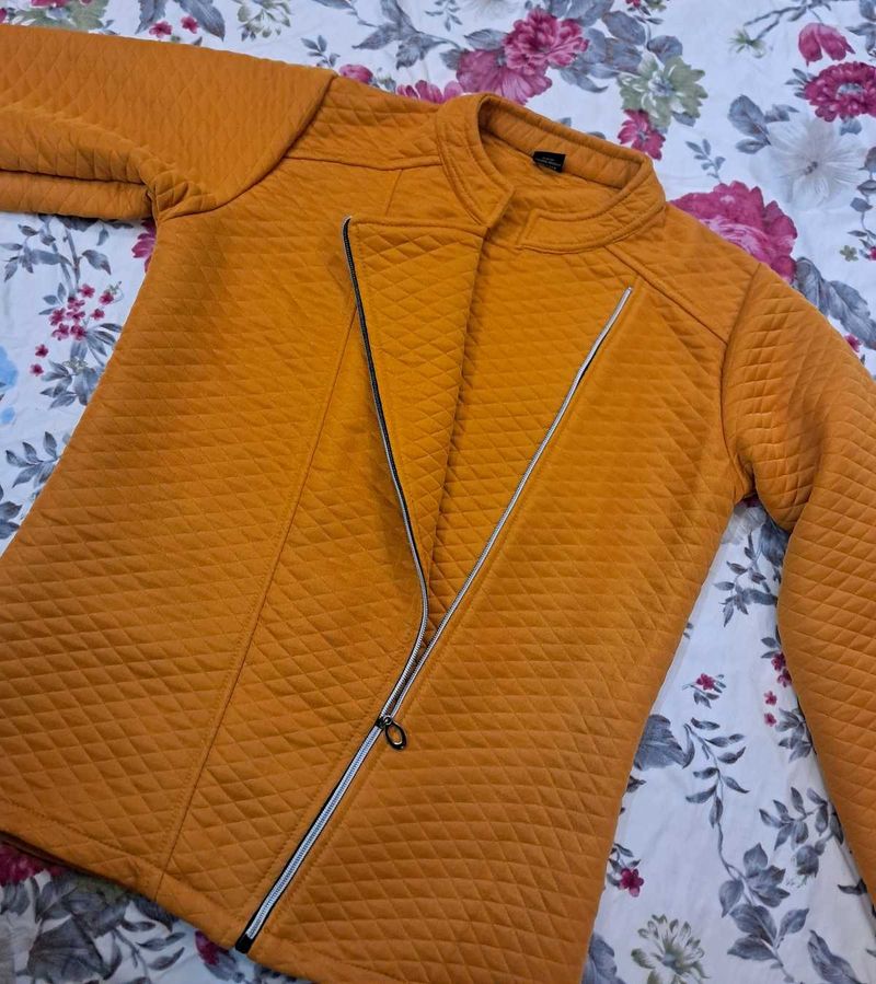 Mustard Quilted Jacket