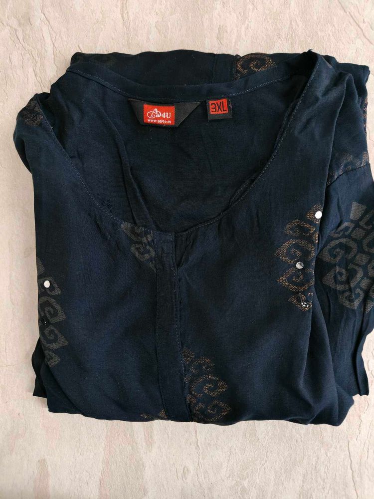 Black Kurta For Women