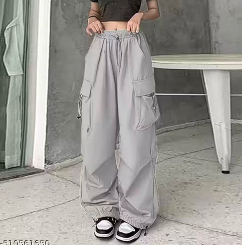 Gray Cargo Pants