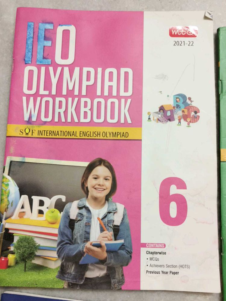 6th Class Olympiad Workbook Set Of 4