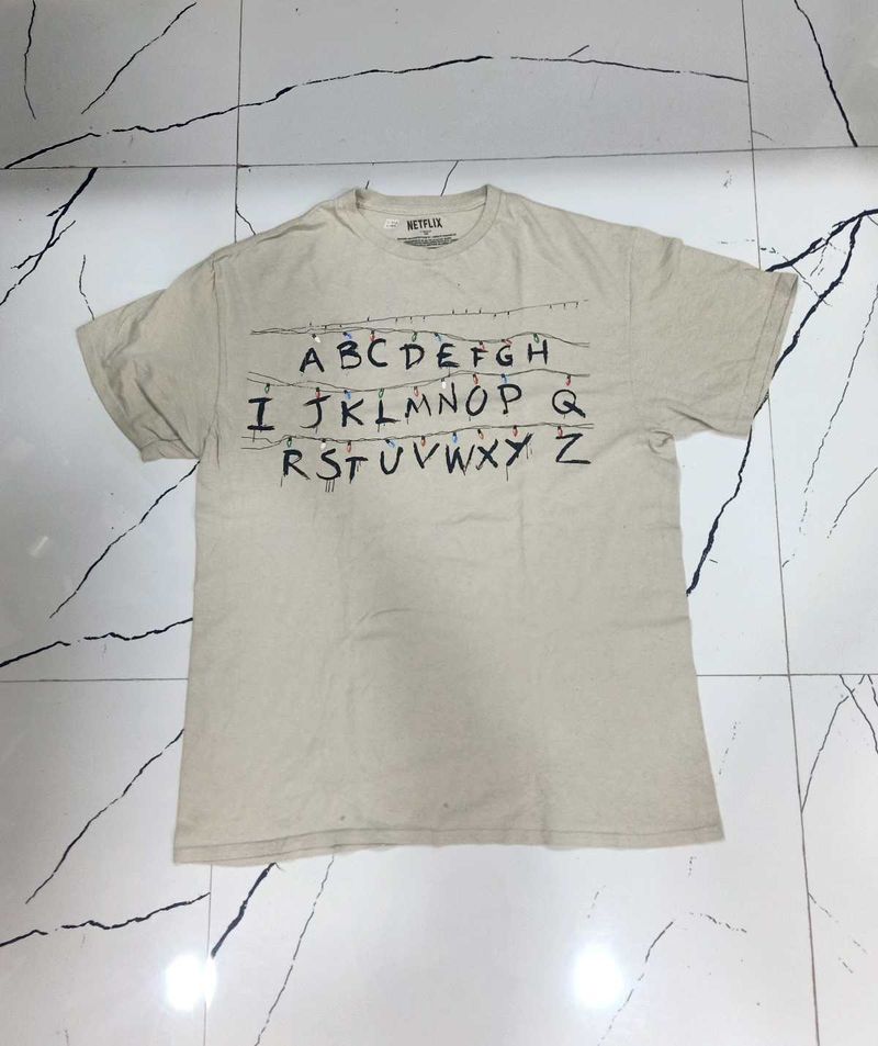 Stranger Things Alphabet Tee
