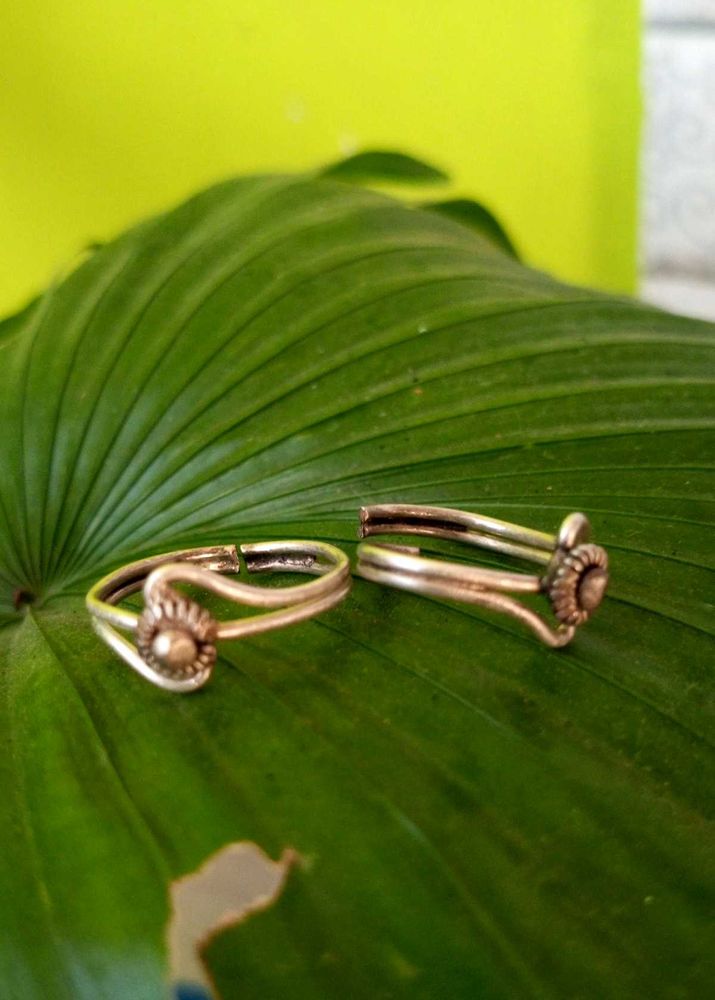 Pure Silver Toe Ring 🤍