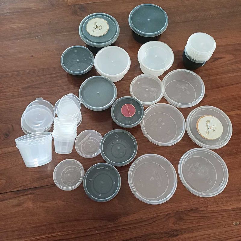 Assorted Set Of 29 Small Plastic Food Containers