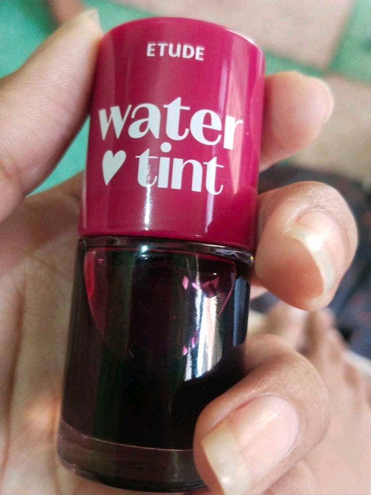 Etude Water Tint Lipstick With Free Clutcher