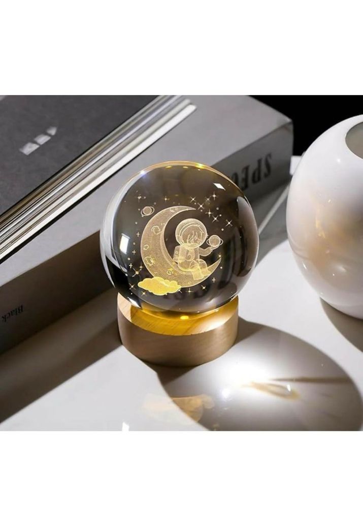 3D crystal ball LED night light