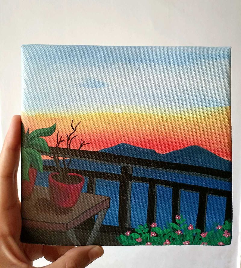 Sunset Painting
