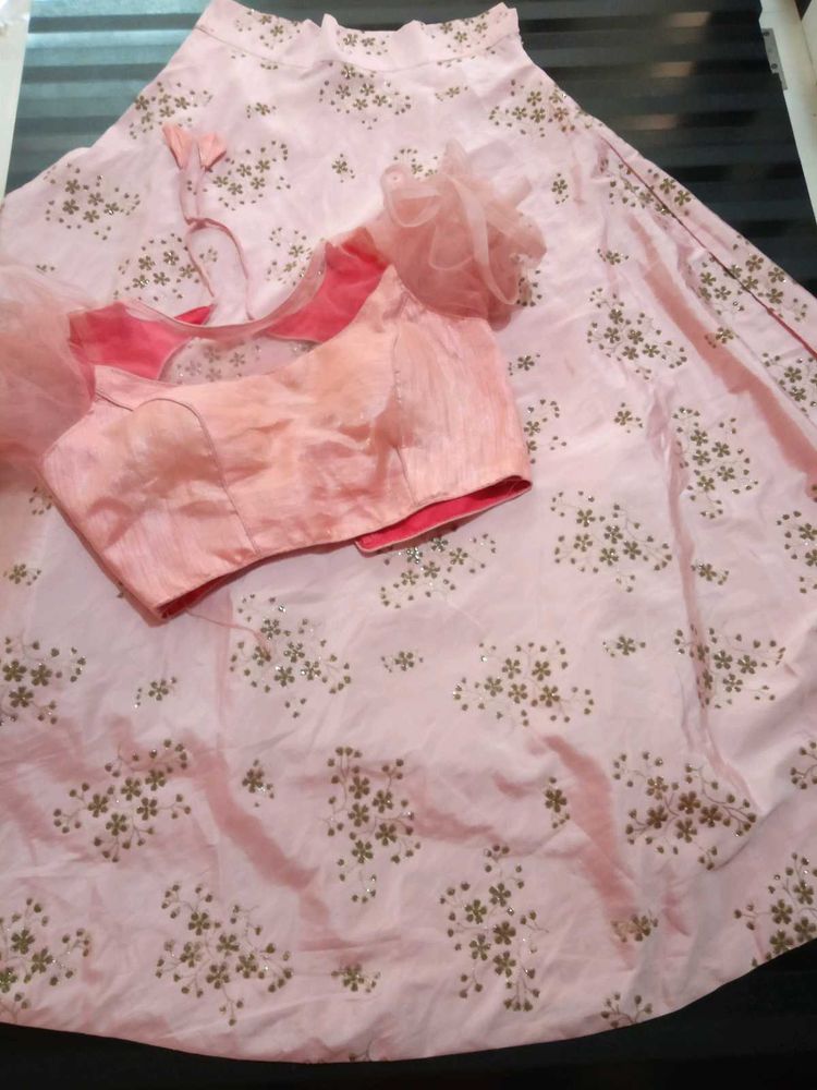 Pink Lehenga Choli Set