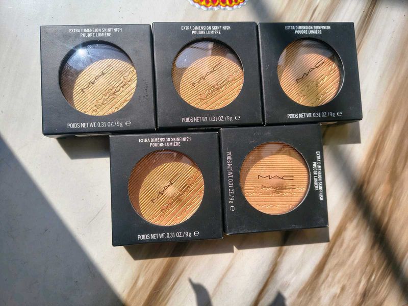 combo 5 MAC Extra Dimension Skinfinish