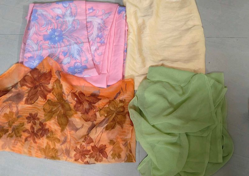 Set of 4 dupatta brand new +1 As Freebie