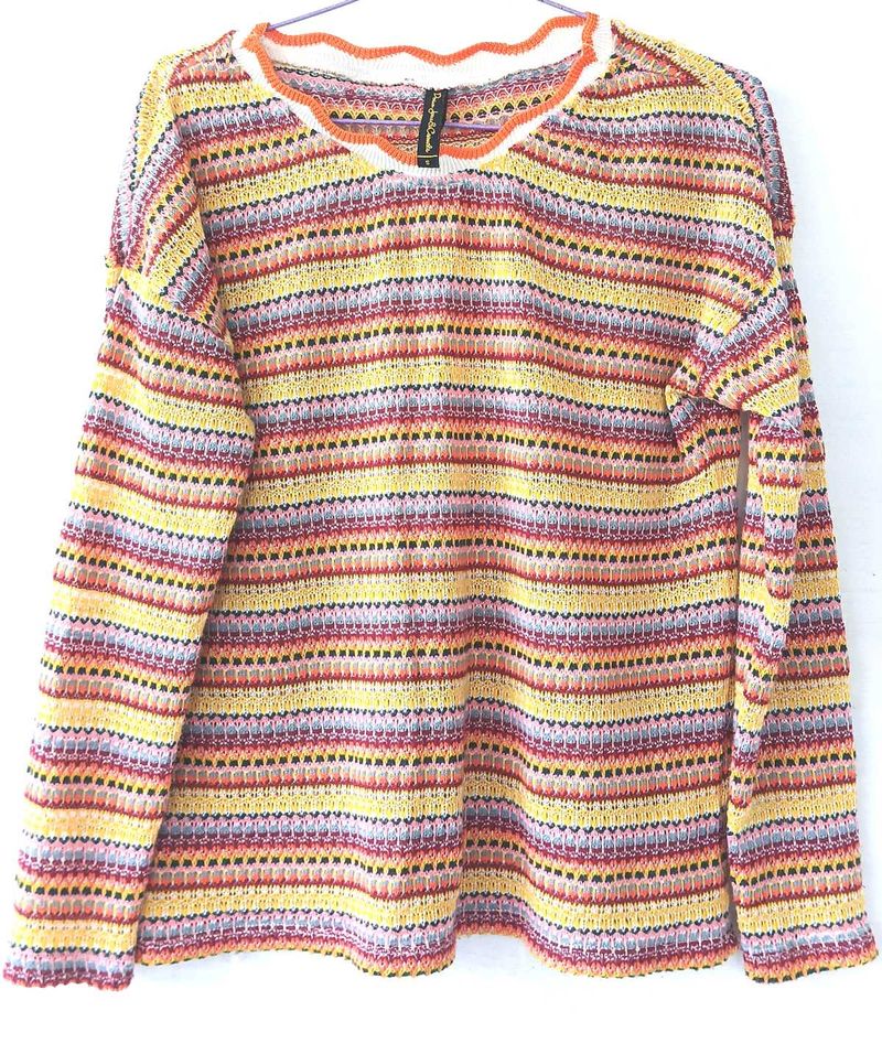 Striped Knit Sweater