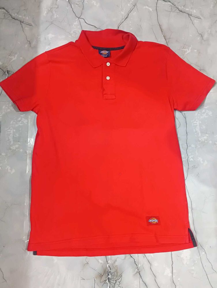Dickies Red Polo Shirt