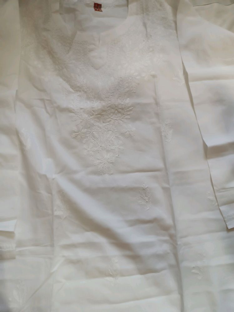 Short White Kurta