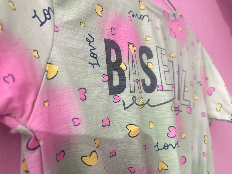 Printed Crop Top