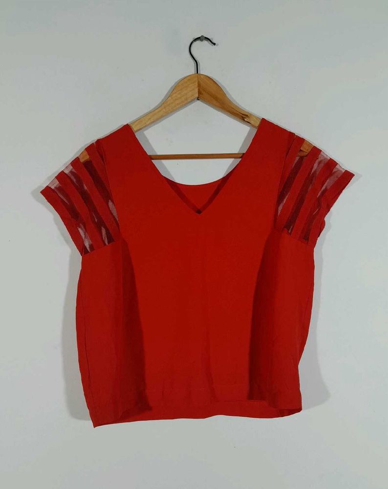Beautiful Red Top- Vero moda