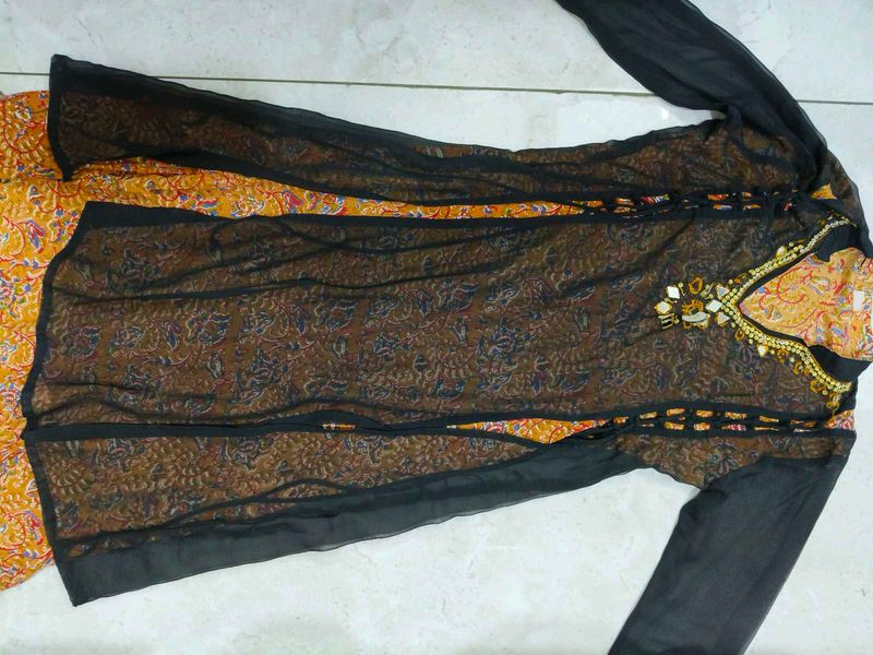 black Elegant Kurta 🖤