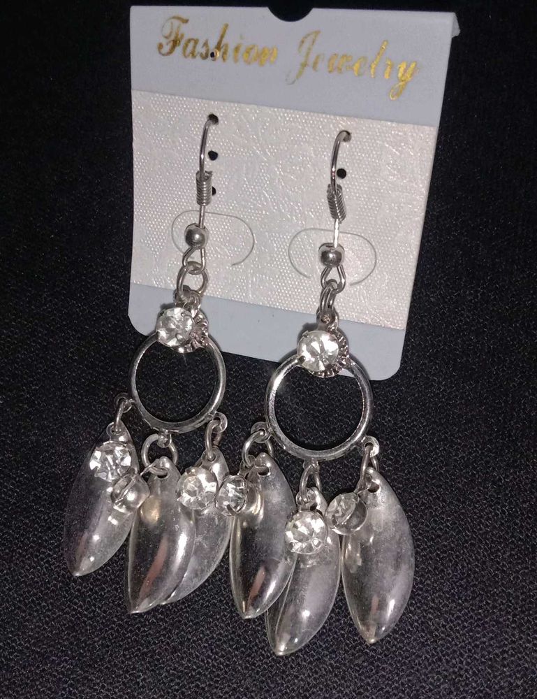 Dangling Silver Earrings