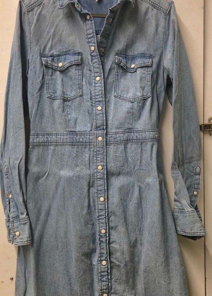 Denim Shirt Dress