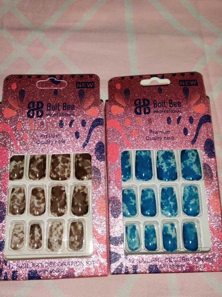 Combo Of Tye Dye Press On Nails