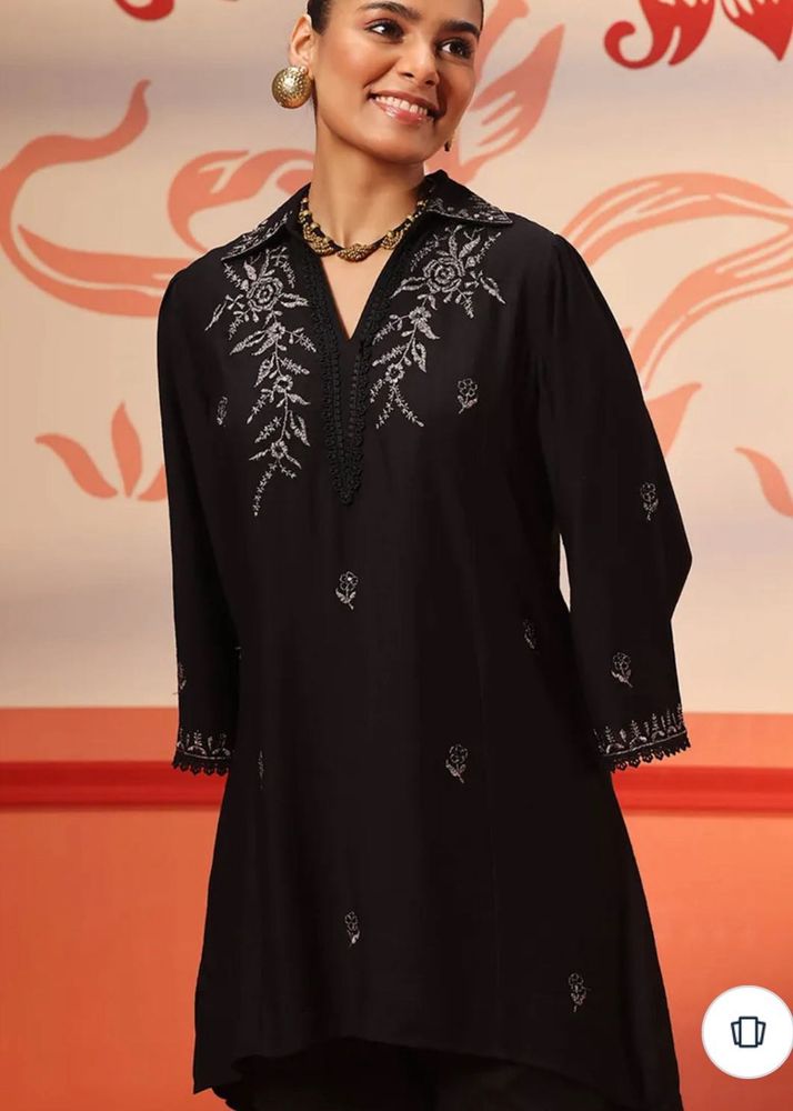 Black Laks*ita Kurta