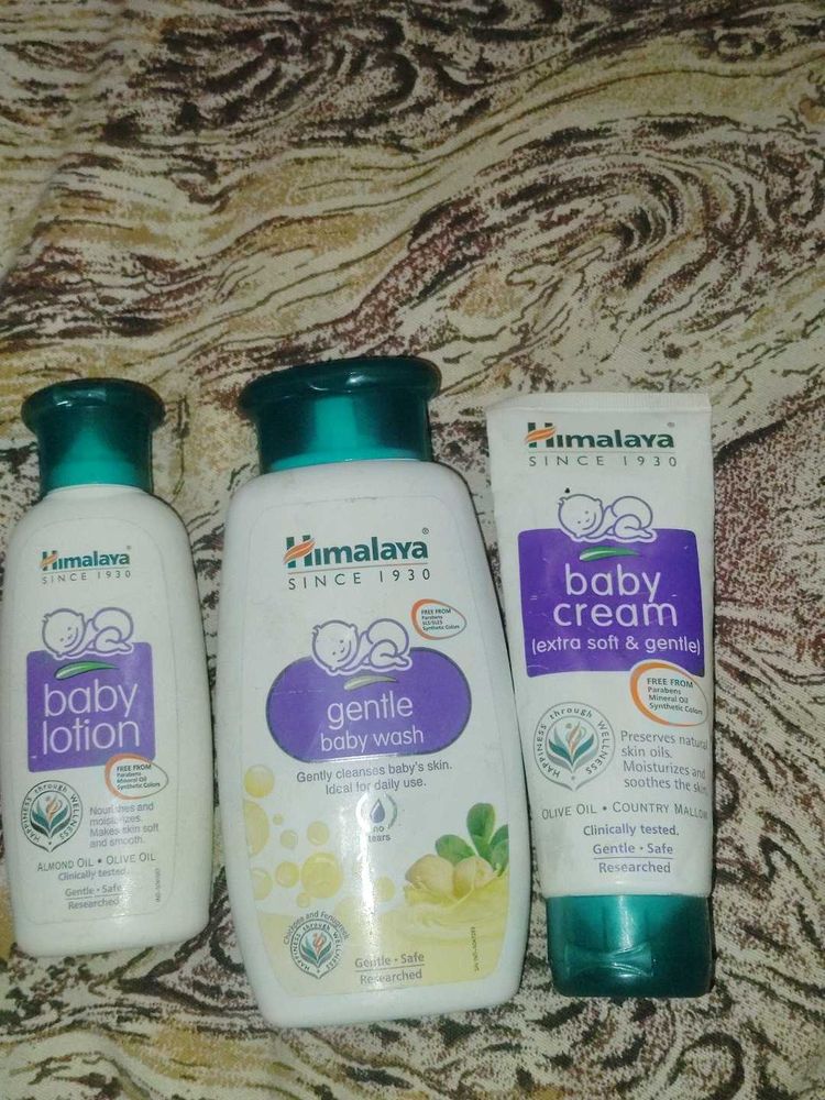 Baby Wash Bab Lotion Cream Combo